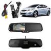 4.3 Inch Car Rearview Mirror Monitor for Hyundai Sonata 9gen (Original car with Electronic Function) 2015-2018 Anti-Glare, Dual Channel Input with RCA Wiring & Custom Bracket view 1