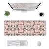 Pink and Green Camouflage, Military, Army Large Mouse Pad, 31.5x12 Inch Gaming Desk Mat, XXL Non-Slip Rubber Base Computer Pad with Durable Stitched Edges for Work and Play view 2