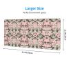 Pink and Green Camouflage, Military, Army Large Mouse Pad, 31.5x12 Inch Gaming Desk Mat, XXL Non-Slip Rubber Base Computer Pad with Durable Stitched Edges for Work and Play view 3