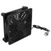 120mm 5V USB Cooling Fan with Speed Controller, 3-Speed Adjustable for Router, PC, Modem, Hard Drive, Server - Black(Single fan) view 2