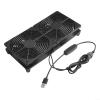 120mm 5V USB Cooling Fan with Speed Controller, 3-Speed Adjustable for Router, PC, Modem, Hard Drive, Server - Black(Single fan) view 4