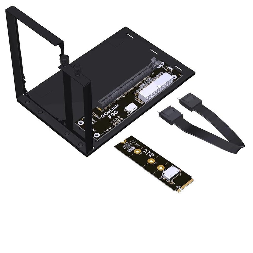 ADT-Link eGPU OCuLink GPU Dock PCIe 4.0 x4 High Speed PC Notebook Laptop to External Video Graphics Card M.2 OcuLink to PCIE X16