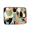 12 Inch Laptop Handbag, Minimalist Style Mid-Century Modern Art Cat Print Design Lightweight Portable For Daily Commute Work view 1