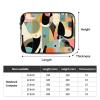 12 Inch Laptop Handbag, Minimalist Style Mid-Century Modern Art Cat Print Design Lightweight Portable For Daily Commute Work view 4
