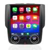 10.4 Inch Android Car Radio for Dodge RAM 1500 2500 3500 2013-2018 Trucks Stereo Upgrade Tesla Style Head Unit Multimedia Touch Screen Carplay Android Auto Player GPS Navigation (Auto AC) view 1