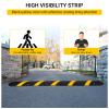 6 FT Heavy Duty Rubber Speed Bump 2-Pack, Driveway Cable Protector Ramp with Installation Bolts for Parking Lots, Garage & Gravel Roads view 4