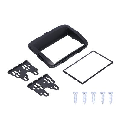 2Din Car Radio Fascia Dash Panel Mounting Kit for KIA Carens 2013 +, Black ABS - Precise Fit, Durable Material, Easy Installation for Audio Replacement