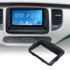 2Din Car Radio Fascia Dash Panel Mounting Kit for KIA Carens 2013 +, Black ABS - Precise Fit, Durable Material, Easy Installation for Audio Replacement view 3
