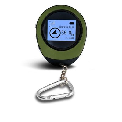 EWUROI Tracker GPS Navigation Receiver with Buckle Rechargeable for Forest Tourism Hiking Compass Device Locator Recorder Tool