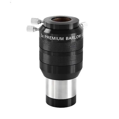 Astronomical Telescope Accessories 2-inch 2X Barlow Lens Four Element Lens Astronomical Telescope Part(3X)