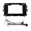Radio Frame 9/10.1Inch Car Radio Fit for Nissan NP300 Stereo Player Trim Head Unit Panel Audio Frame Bezel Convenient(10.1 inch an cord) view 1