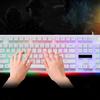 OKUMEYR Wired Mechanical Gaming Keyboard and Mouse Set with USB Connection, Luminous Backlit Keys, White Color, Wired Combo for PC and Laptop Gamers view 4