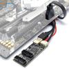 19pin to Type E + 19Pin Motherboard 1 to 2 Splitter USB 3.2 N 1 Hub Adapter Conector A-Key 19Pin to Dual 19P Extension Card view 3