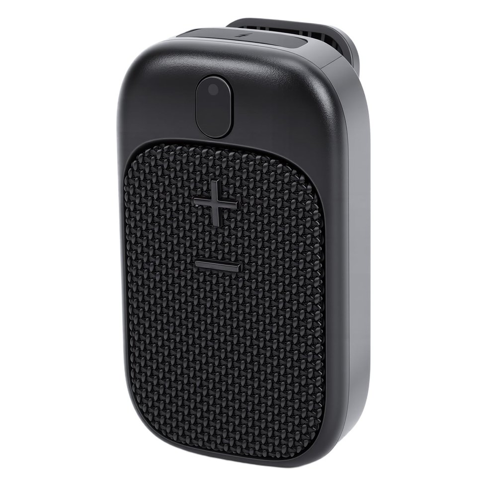 ASHATA Wearable Bluetooth Speaker, Clip on Wireless Portable Speakers, Subwoofer, for Work Outdoor Running