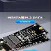 MSata to M.2 SATA Adapter Card for M2 B-Key NGFF 2230 2242 SSD Hard Disk Expansion Card for MINI ITX Motherboards Converter Card view 3