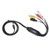 ciciglow VHS to Digital Converter, 1080P Video Catch Card, AV to USB Sound Device, Support for W USB2.0, Convert VCR DVD Digital Adapter for PC TV Tape Player Camcorder view 1