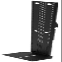 AVTEQ PS50-BLW-42 PTZ Video Conferencing Camera Mount, Black Powder Coat Finish, Positions Camera Below 80-90" Displays, Solid Heavy Gauge Steel Construction