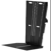 AVTEQ PS50-BLW-42 PTZ Video Conferencing Camera Mount, Black Powder Coat Finish, Positions Camera Below 80-90" Displays, Solid Heavy Gauge Steel Construction