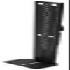 AVTEQ PS50-BLW-42 PTZ Video Conferencing Camera Mount, Black Powder Coat Finish, Positions Camera Below 80-90" Displays, Solid Heavy Gauge Steel Construction view 1