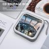 FekiLoot Airplane Cockpit CD Case 40 Sheets Capacity DVD Storage Bag Cute Portable Zipper DVD Case Holder Large Capacity CD Wallet for Car Home Office Games Disc Audio Music view 4