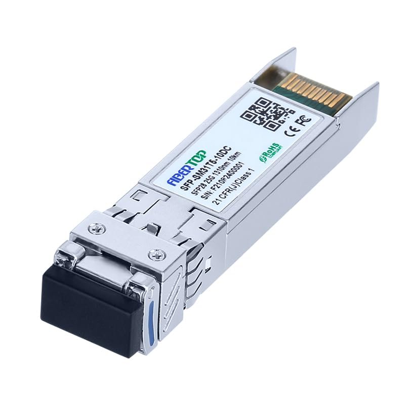 TAA Compliant 100Base-FX SFP Transceiver, Silver, Industrial Grade, -40F to 185F, 2km Range, Compatible with Hirschmann, for Outdoor Networking