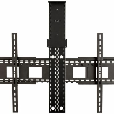 AVTEQ POLYX-BUNDLE-42 Poly Studio Camera Mount with UM-1 Universal Display Wall Mount, Black Powder Coat Finish, Support Display Size 80-90", Adjustable Height, 100% Solid Steel Construction