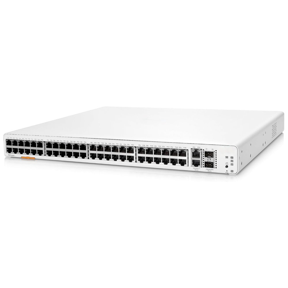 JL808A#ABA 1960 48-Port Gigabit Ethernet  48x 1G, 2X SFP+, 2X 10GBase-T, High Performance Switch (New Sealed)