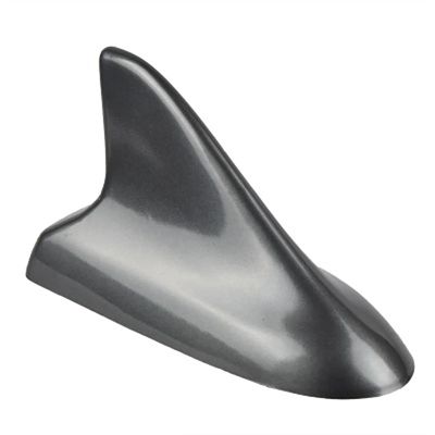 Car Shark Fin Antenna Auto Radio Signal Aerials Roof FM/AM Radio Replacement(Gray)