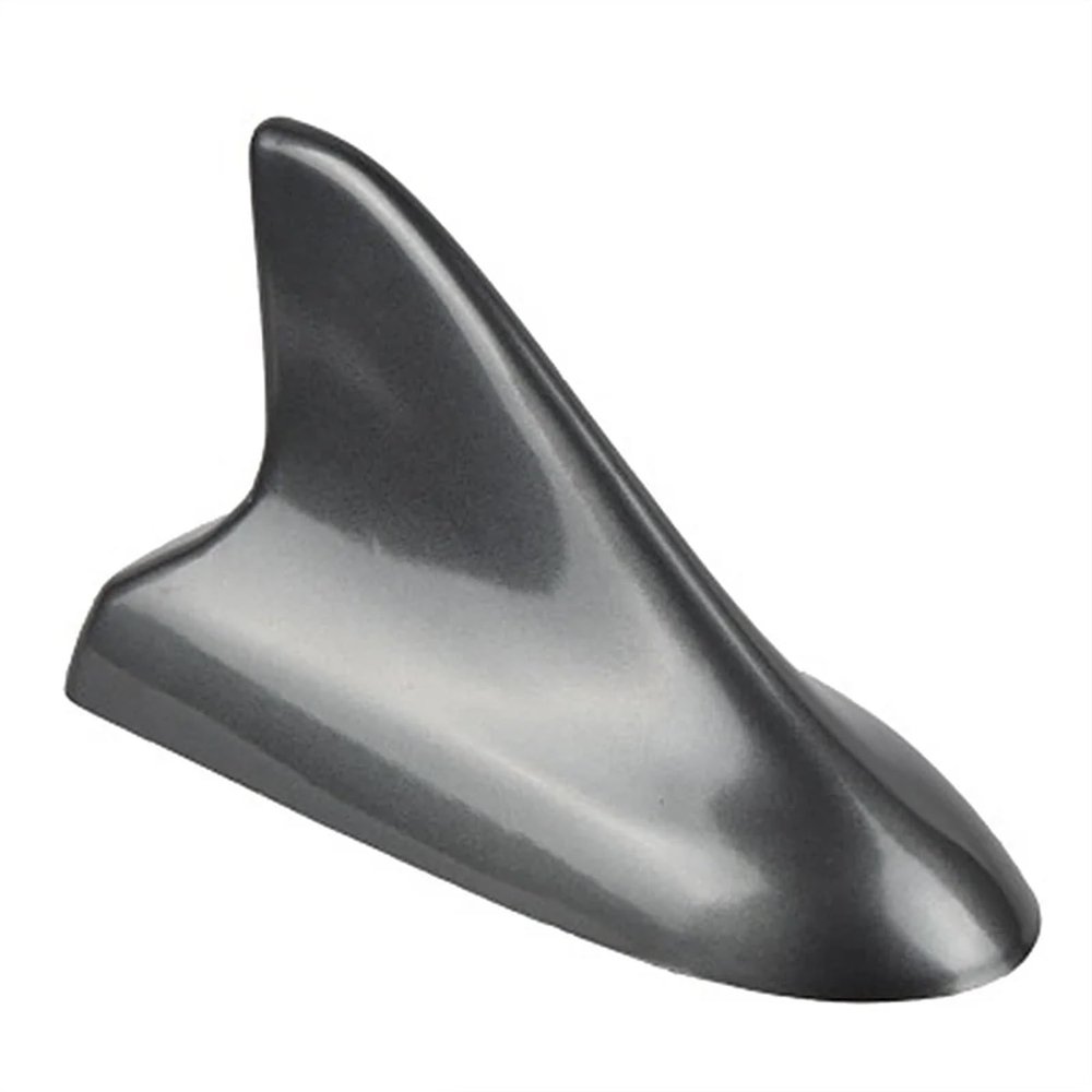 Car Shark Fin Antenna Auto Radio Signal Aerials Roof FM/AM Radio Replacement(Gray)
