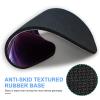 Neon Lights Tunnel Mouse Pad Basics Circle Desk Mat Non-Slip Waterproof Mouse Pads Rubberized Base Mouse Mats with Stitched Edge for Office and Home 7.8 X 7.8 Inch view 3