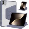 360 Rotating Tablet Case Suitable for Honor MagicPad3 13.3-inch 2025 CGA-W00 with Pencil Holder Acrylic Clear Back view 2