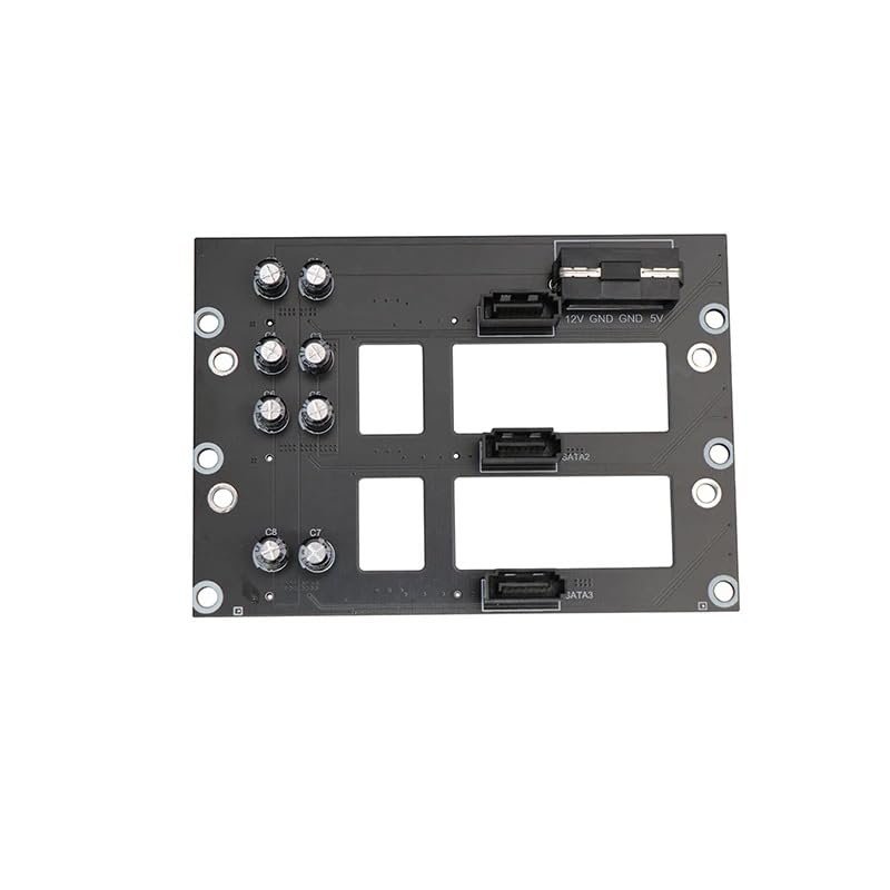 Dual/Triple SATA 2.5/3.5 inch Hard Drive Backplane NAS Chassis Adapter Plate SATA Lar 4D Power Supply Stora Server Backplane