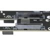 Dual/Triple SATA 2.5/3.5 inch Hard Drive Backplane NAS Chassis Adapter Plate SATA Lar 4D Power Supply Stora Server Backplane view 2