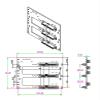 Dual/Triple SATA 2.5/3.5 inch Hard Drive Backplane NAS Chassis Adapter Plate SATA Lar 4D Power Supply Stora Server Backplane view 3