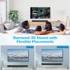 Sound Bar for TV, 40W TV Speaker Soundbar 30 inch Surround Sound System with ARC, Optical, AUX and Remote, Bluetooth 5.0 Stereo Sound for Home Theater PC Gaming Projectors, view 2