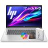 HP 17.3" FHD IPS Business Laptop, AMD Ryzen 5 7430U(6-Core), 32GB RAM, 2.5TB Storage(2TB+500GB External Drive), Numeric Keypad, Fast Charge, Windows 11, WOWPC USB, no Mouse view 1