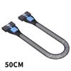 ADT PCIe 4.0 x16 MCIO Graphics Card Split Card Extender Cable N4 PCI-E X16 to X8 X8 Bifurcation Adapter Riser Card SFF-TA-1016 view 2