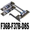ADT PCIe 4.0 x16 MCIO Graphics Card Split Card Extender Cable N4 PCI-E X16 to X8 X8 Bifurcation Adapter Riser Card SFF-TA-1016 view 3