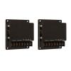 Brilluxa Audio Crossover, 2 Pcs 2 Way 120W Speaker Crossover, Frequency Divider, Overcurrent Protection for Car Tweeter Woofer Splitter view 2
