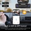 360 Car Dvr WiFi 4channels Dash Cam Video Recorder, 1080p Fhd 360 Degree Car Dash Cam Wireless, Full View Car Dashcam System, Front and Rear with 32GB Card App Control Loop Recording view 2