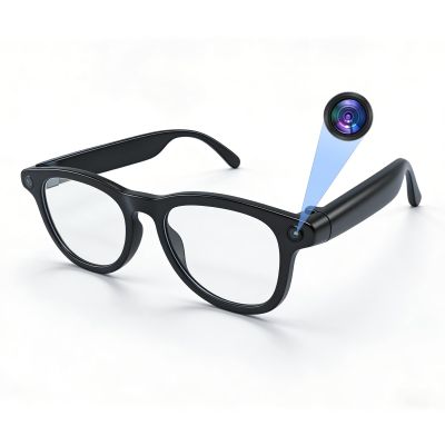AI Smart Glasses with Camera and Audio, 1080P HD Video Recording Glasses, Real-Time Translation Sunglasses,Smart Navigation, 6.0 Bluetooth, Voice Control, For Travel & Outdoor (Three color lenses)