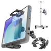 Hospital Tablet Holder for Medical Cart & IV Pole, [Thick Case Friendly] Universal 0.71.79" Round & Square Tube Tablet Mount, Metal Hospital Bed Mount for iPad Pro, Galaxy Tab, 6.1-15.6" Devices view 1