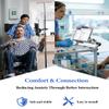 Hospital Tablet Holder for Medical Cart & IV Pole, [Thick Case Friendly] Universal 0.71.79" Round & Square Tube Tablet Mount, Metal Hospital Bed Mount for iPad Pro, Galaxy Tab, 6.1-15.6" Devices view 3