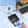 aelrsoch External Blu ray Drives Player Read/Write Compatible Bluray Burner USB 3.0 / Type-C BD DVD Burner Blu ray Player for pc, Windows 7-11 & MacBlack view 4