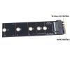 for M2 Key A/E to M.2 NVME Adapter Convert Card Riser WiFi Interface for M.2 NVME PCI-E 2230 2242 2260 2280 SSD Expansion Board view 3