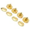 4Set Zinc Alloy Speaker Spikes, Shock Absorbing Isolation Feet for Speakers, Sturdy Floor Protectors with Pure Copper Tips for Amplifier CD Player Preamplifier, Prevent Slip and En view 2