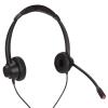 KunEchevyr H390D - 2.5VA 2.5mm Business Headset, Binaural Corded Headset with HD Mic, Adjustable Microphone for Clear Calls, Comfortable Ear Pads for Long Hours Use, Compatible with Office Ph view 2