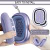 GEVO Upgraded Ear Cushions Replacement Earpads for Apple AirPods Max Headphones, Mesh Fabric Ear Pads Ear Covers Cups with Memory Foam and Magnet for AirPods Max (Purple) view 3