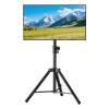 Vanconwey Tripod TV Stand,Outdoor TV Stand for 30-75 inch TVs, Adjustable Height Portable TV Stands with Safety Design, up to 88 lbs, Max VESA 600x400mm, Black(VC-Z1918) view 1