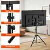 Vanconwey Tripod TV Stand,Outdoor TV Stand for 30-75 inch TVs, Adjustable Height Portable TV Stands with Safety Design, up to 88 lbs, Max VESA 600x400mm, Black(VC-Z1918) view 3